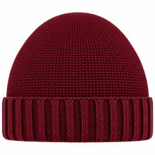 Carica l'immagine nel visualizzatore di Gallery, Riviera Berretto In Cashmere Cupola Rasata Bordeaux