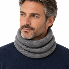 Carica l'immagine nel visualizzatore di Gallery, Riviera Collo In Cashmere Tubolare Gris2