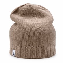 Carica l'immagine nel visualizzatore di Gallery, Riviera Berretto In Cashmere Double Face Brown/Gris2