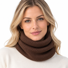 Carica l'immagine nel visualizzatore di Gallery, Riviera Collo In Cashmere Tubolare Legno