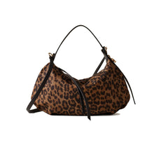 Carica l'immagine nel visualizzatore di Gallery, Borbonese Borsa Hobo Small Corteccia Leopardato