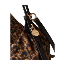 Carica l'immagine nel visualizzatore di Gallery, Borbonese Borsa Hobo Small Corteccia Leopardato