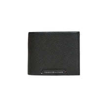 Carica l'immagine nel visualizzatore di Gallery, Tommy Hilfiger Portafoglio Bifold Corporate Con Moneta Black