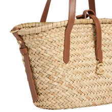 Carica l'immagine nel visualizzatore di Gallery, Coccinelle C-Me Summer Small Straw Natural/Cognac