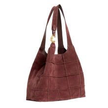 Carica l'immagine nel visualizzatore di Gallery, Coccinelle C-Easy Check Suede Embroidery Small Berry/Berry