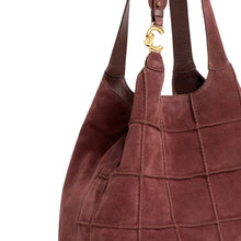 Carica l'immagine nel visualizzatore di Gallery, Coccinelle C-Easy Check Suede Embroidery Small Berry/Berry