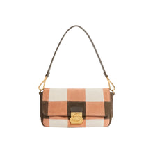 Carica l'immagine nel visualizzatore di Gallery, Coccinelle C-Me Lock Vichy Suede Patch Multi Winter Rose/Berry