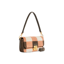 Carica l'immagine nel visualizzatore di Gallery, Coccinelle C-Me Lock Vichy Suede Patch Multi Winter Rose/Berry