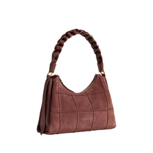 Carica l'immagine nel visualizzatore di Gallery, Coccinelle Check Suede Embroidery Berry