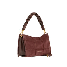 Carica l'immagine nel visualizzatore di Gallery, Coccinelle Boheme Check Suede Embroidery Small Berry/Berry