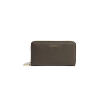 Carica l'immagine nel visualizzatore di Gallery, Coccinelle Portafoglio Zip Around Metallic Soft Fango