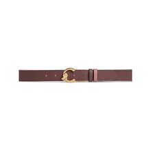 Carica l'immagine nel visualizzatore di Gallery, Coccinelle Cintura Logo Oro C-Me Reversibile Berry/Winter Rose