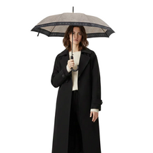 Carica l'immagine nel visualizzatore di Gallery, Borbonese Ombrello Lungo Nero/Op Naturale