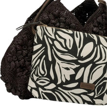 Carica l'immagine nel visualizzatore di Gallery, Afar Desire Borsa Rafia Ebony
