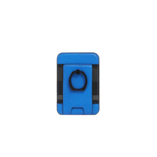 Carica l'immagine nel visualizzatore di Gallery, Piquadro Portacarte MagSafe In Pelle Con Anello Blu