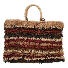 Carica l'immagine nel visualizzatore di Gallery, Afar Keisha Large Borsa Rafia Multiland - STANGA Pelletteria