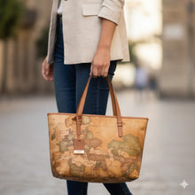 Carica l'immagine nel visualizzatore di Gallery, Alviero Martini 1^ Classe Borsa Shopping Media Geo Classic D006 - STANGA Pelletteria