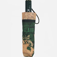 Carica l'immagine nel visualizzatore di Gallery, Alviero Martini 1^ Classe Mini Ombrello In Tessuto Stampa Geo Bicolor Verde - STANGA Pelletteria