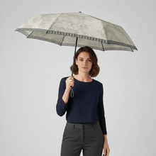 Carica l'immagine nel visualizzatore di Gallery, Alviero Martini 1^ Classe Mini Ombrello In Tessuto Stampa Geo Grigio - STANGA Pelletteria