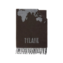 Carica l'immagine nel visualizzatore di Gallery, Alviero Martini 1^ Classe Sciarpa Geo Pieno Misto Lana E Cotone 40x170 Ebano - STANGA Pelletteria
