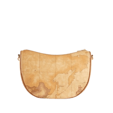 Carica l'immagine nel visualizzatore di Gallery, Alviero Martini 1^A Classe Geo Classic Borsa A Tracolla Mezzaluna Grande - STANGA Pelletteria