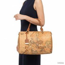 Carica l'immagine nel visualizzatore di Gallery, Alviero Martini 1^A Classe Geo Classic Borsa Grande a Bauletto D081 - STANGA Pelletteria