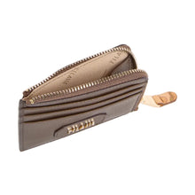 Carica l'immagine nel visualizzatore di Gallery, Alviero Martini 1^A Classe Portacarte Sierra Leather Con Zip Sequoia - STANGA Pelletteria
