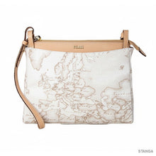 Carica l'immagine nel visualizzatore di Gallery, Alviero Martini 1^A Classe Tracolla Geo White E015 - STANGA Pelletteria