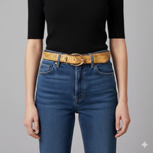 Carica l'immagine nel visualizzatore di Gallery, Alviero Martini 1^Classe Geo Classic Cintura con inserti in pelle A455 - STANGA Pelletteria