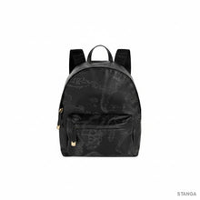 Carica l'immagine nel visualizzatore di Gallery, Alviero Martini 1^Classe Geo Soft Zaino Ziparound Black - STANGA Pelletteria