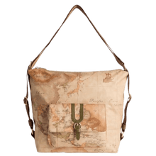 Carica l'immagine nel visualizzatore di Gallery, Alviero Martini 1^Classe Highland Soft Zaino/Borsa Verde Muschio - STANGA Pelletteria