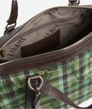 Carica l'immagine nel visualizzatore di Gallery, Alviero Martini 1^classe Tartan Soul Bauletto Verde Muschio - STANGA Pelletteria