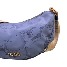 Carica l'immagine nel visualizzatore di Gallery, Alviero Martini 1^Classe Tracolla Mezzaluna Mini Blue Jeans - STANGA Pelletteria