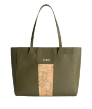 Carica l'immagine nel visualizzatore di Gallery, Alviero Martini 1^Classe Windy City Shopping Grande Verde Muschio - STANGA Pelletteria