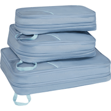 Carica l'immagine nel visualizzatore di Gallery, American Tourister Set Di 3 Packing Cubes (S - M - L) Stone Blue/Blue - STANGA Pelletteria