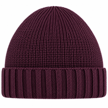 Carica l'immagine nel visualizzatore di Gallery, Riviera Berretto In Cashmere Cupola Rasata Prugna