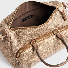Carica l'immagine nel visualizzatore di Gallery, Borbonese B-Club Bauletto Medium Beige/Marrone - STANGA Pelletteria