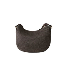Carica l'immagine nel visualizzatore di Gallery, Borbonese B-Club Luna Bag Small Catrame - STANGA Pelletteria