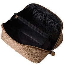 Carica l'immagine nel visualizzatore di Gallery, Borbonese Beauty Case Con Maniglia Beige/Marrone - STANGA Pelletteria