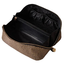 Carica l'immagine nel visualizzatore di Gallery, Borbonese Beauty Case Con Maniglia Op Naturale/ Black - STANGA Pelletteria