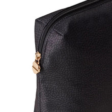 Carica l'immagine nel visualizzatore di Gallery, Borbonese Beauty Case Medium Dark Black - STANGA Pelletteria