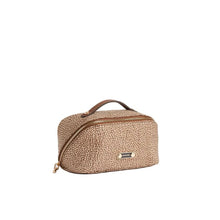 Carica l'immagine nel visualizzatore di Gallery, Borbonese Beauty Case Small Beige/Marrone - STANGA Pelletteria