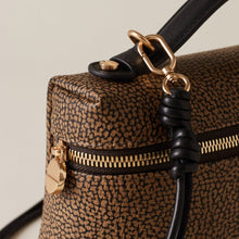 Carica l'immagine nel visualizzatore di Gallery, Borbonese Borsa Camera Case Medium Naturale/Nero - STANGA Pelletteria