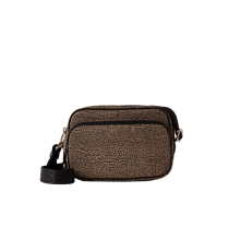 Carica l'immagine nel visualizzatore di Gallery, Borbonese Borsa Camera Case Small Op Natural Black - STANGA Pelletteria