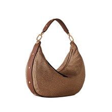 Carica l'immagine nel visualizzatore di Gallery, Borbonese Borsa Frame Hobo Medium Beige/Marrone - STANGA Pelletteria
