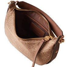 Carica l'immagine nel visualizzatore di Gallery, Borbonese Borsa Frame Hobo Small Beige/Marrone - STANGA Pelletteria