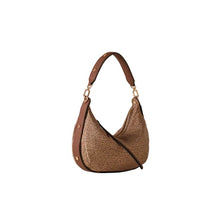 Carica l'immagine nel visualizzatore di Gallery, Borbonese Borsa Frame Hobo Small Beige/Marrone - STANGA Pelletteria