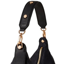 Carica l'immagine nel visualizzatore di Gallery, Borbonese Borsa Frame Hobo Small Dark Black - STANGA Pelletteria