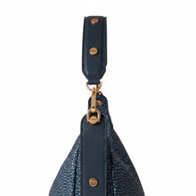 Carica l'immagine nel visualizzatore di Gallery, Borbonese Borsa Hobo Small Blu Lapis - STANGA Pelletteria