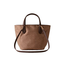 Carica l'immagine nel visualizzatore di Gallery, Borbonese Borsa Shopping Small Beige/Castoro - STANGA Pelletteria